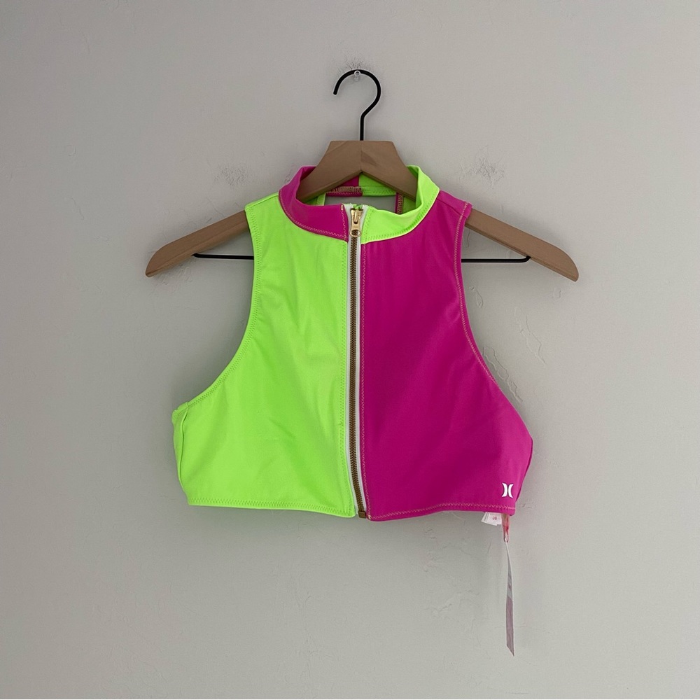 Hurley X Loveshackfancy Solid Blocked High Neck T… - image 3